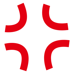 Anger Symbol, the previous design
