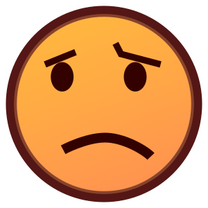Confused Face, the previous design
