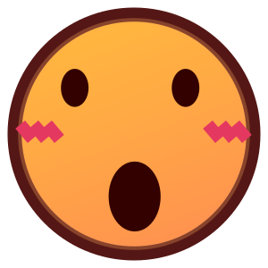 Face with Open Mouth, the previous design