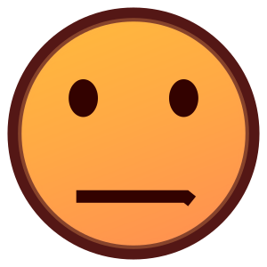 Hushed Face as drawn by emojidex in 1.0.24