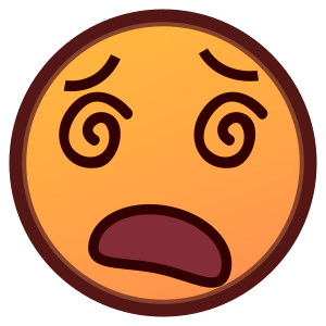 Face with Crossed-Out Eyes, the previous design