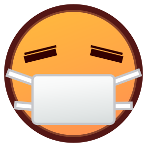 Face with Medical Mask, the previous design