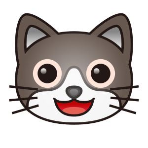 Grinning Cat, the previous design