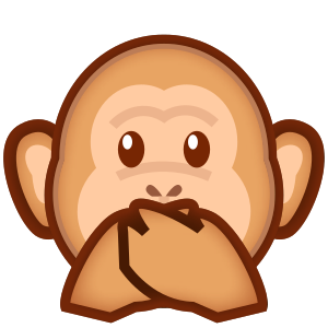 Speak-No-Evil Monkey, the previous design