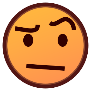 Face with Raised Eyebrow, the previous design