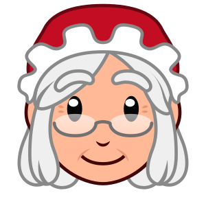 Mrs. Claus: Medium-Light Skin Tone, the design in this release