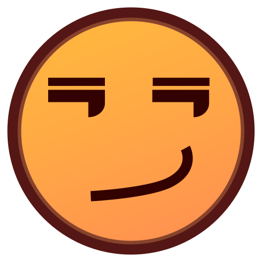 Smirking Face, the design in this release