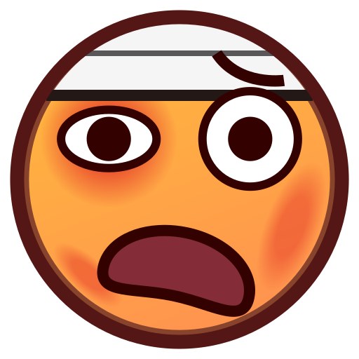 Face with Head-Bandage, the design in this release
