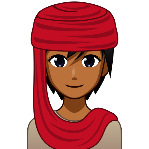 Woman with Headscarf: Medium-Dark Skin Tone, the previous design