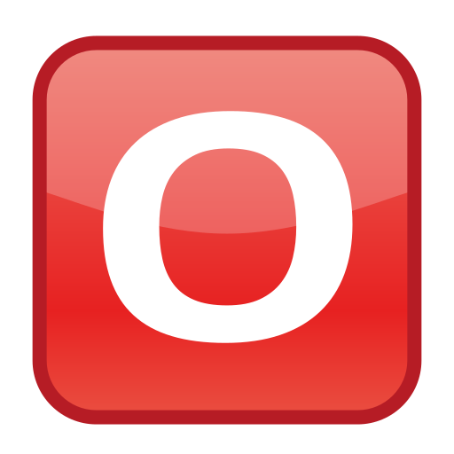 O button (blood type) as rendered by emojidex