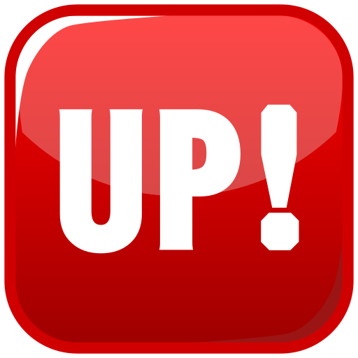 pulsante UP! as rendered by emojidex
