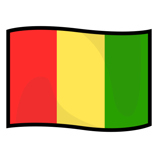flag: Guinea as rendered by emojidex