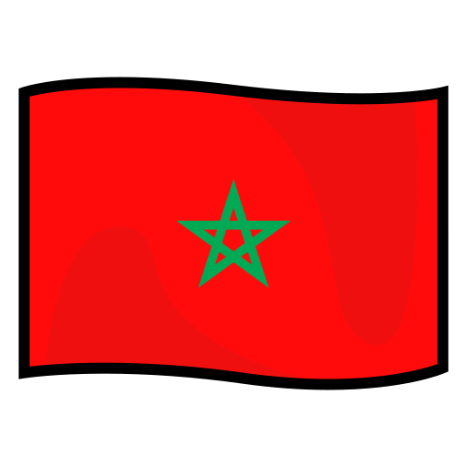flag: Morocco as rendered by emojidex
