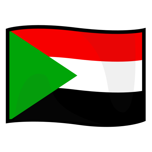 Bandera: Sudán as rendered by emojidex