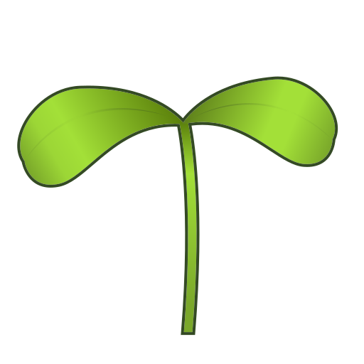 seedling as rendered by emojidex