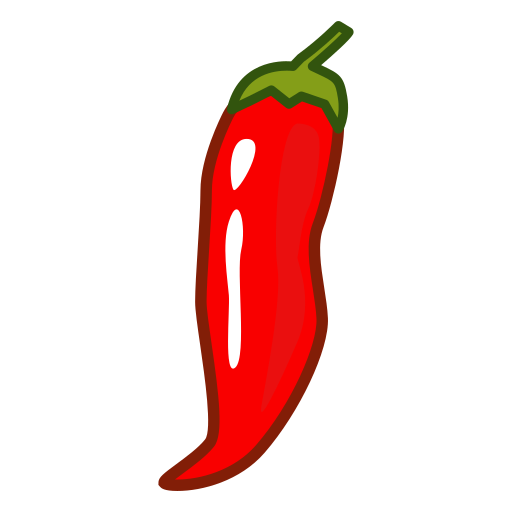 peperoncino as rendered by emojidex