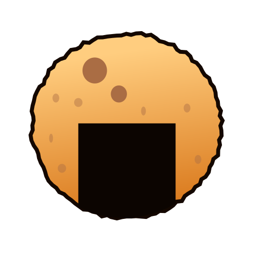 galletta di riso as rendered by emojidex
