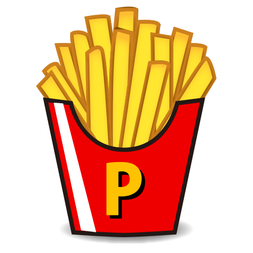 french fries as rendered by emojidex