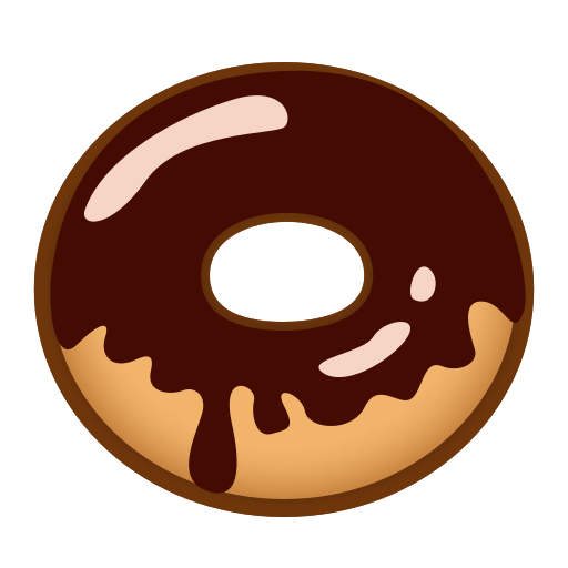 doughnut as rendered by emojidex