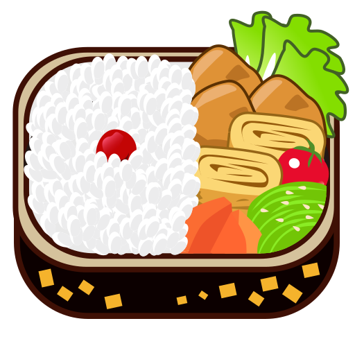 bento box as rendered by emojidex
