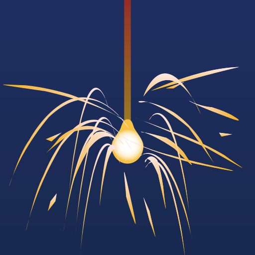 sparkler as rendered by emojidex