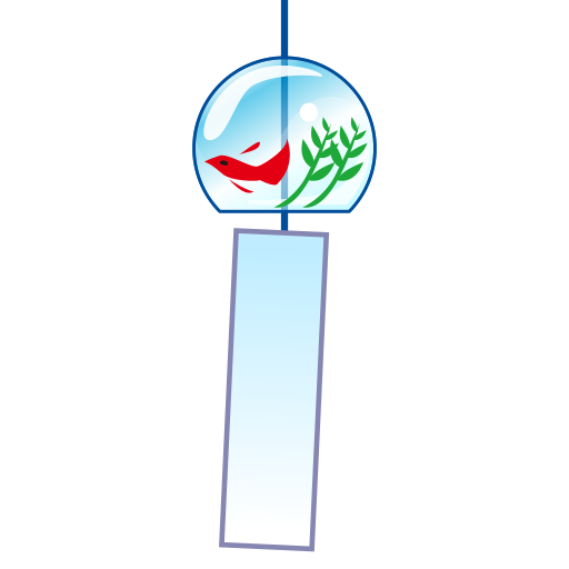 campanilla de viento as rendered by emojidex