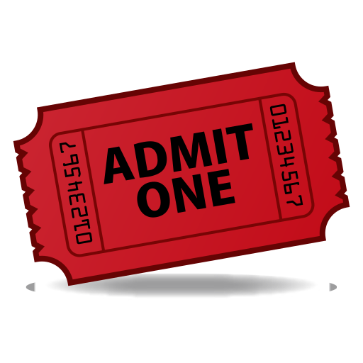 admission tickets as rendered by emojidex