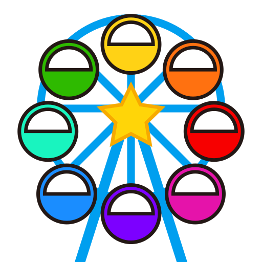 ferris wheel as rendered by emojidex