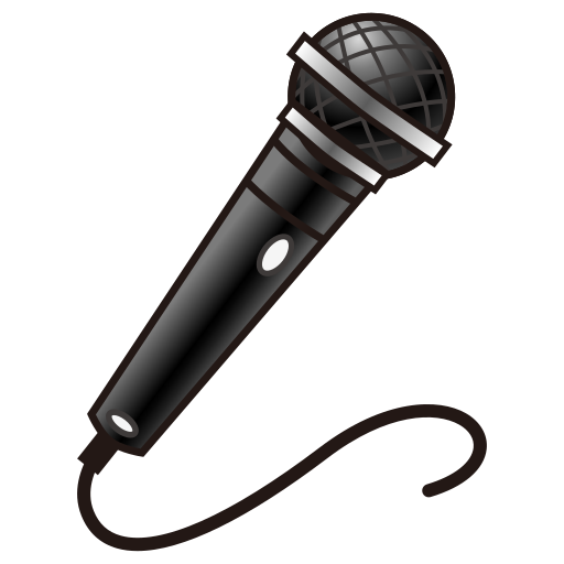 microfono as rendered by emojidex