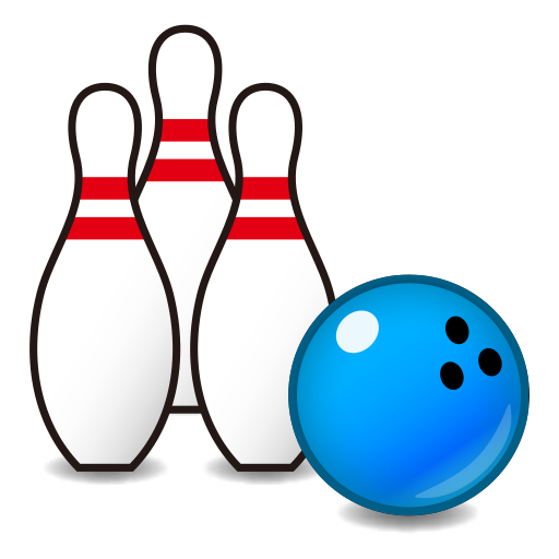 bowling as rendered by emojidex
