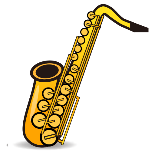 saxophone as rendered by emojidex