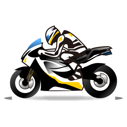 motorcycle as rendered by emojidex