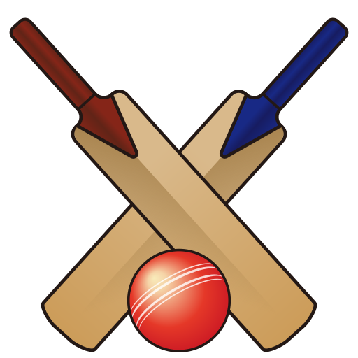 cricket game as rendered by emojidex