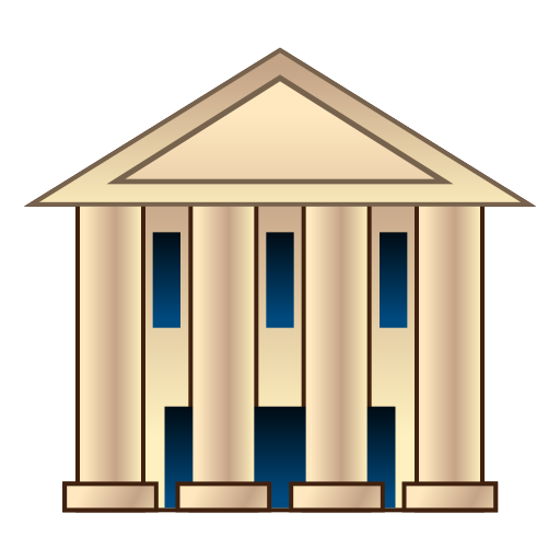 edificio clásico as rendered by emojidex