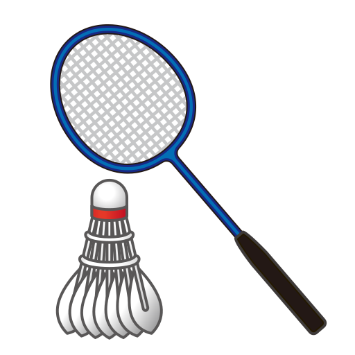 badminton as rendered by emojidex