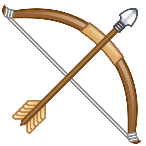 arco e freccia as rendered by emojidex