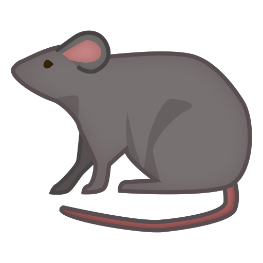 ratto as rendered by emojidex