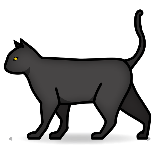 gatto as rendered by emojidex