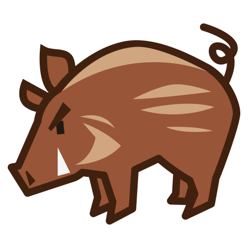 野猪 as rendered by emojidex