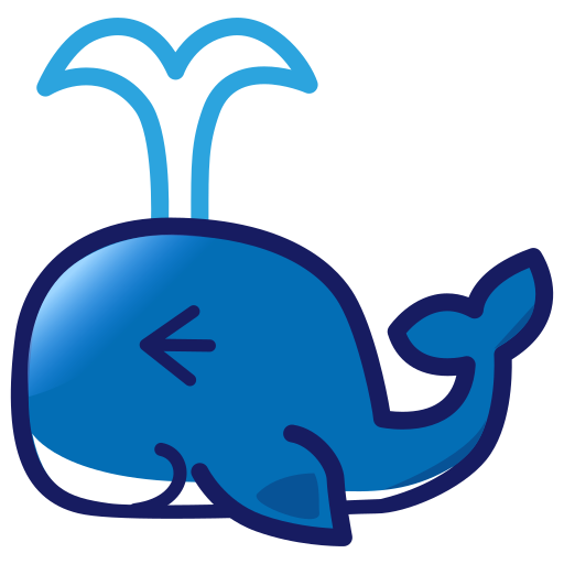 blasender Wal as rendered by emojidex