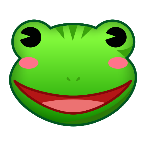 grenouille as rendered by emojidex