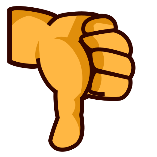 pollice verso as rendered by emojidex