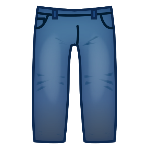 jeans as rendered by emojidex