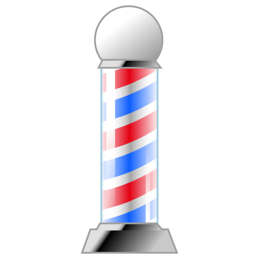 barber pole as rendered by emojidex