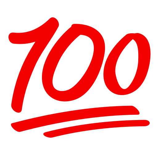 100 درجة as rendered by emojidex