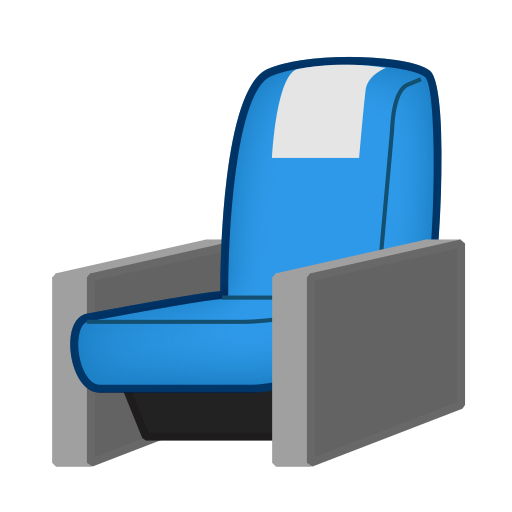 seat as rendered by emojidex