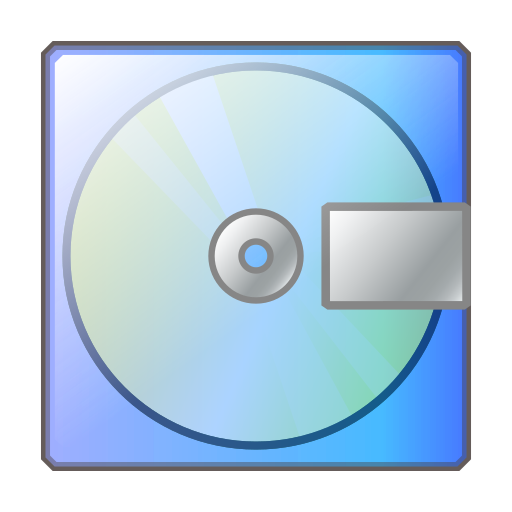computer disk as rendered by emojidex