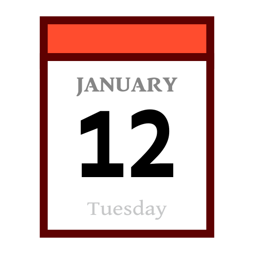 calendar as rendered by emojidex