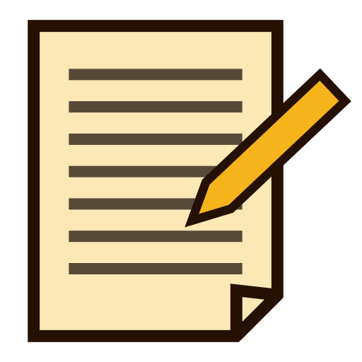 Papier und Bleistift as rendered by emojidex