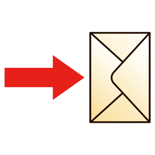 envelope com seta as rendered by emojidex